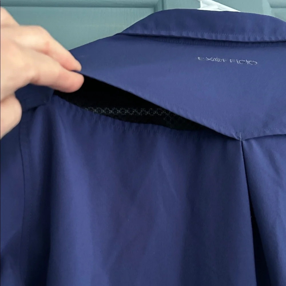 Exofficio Royal Blue Mesh-Lined Shirt - Picture 6 of 6